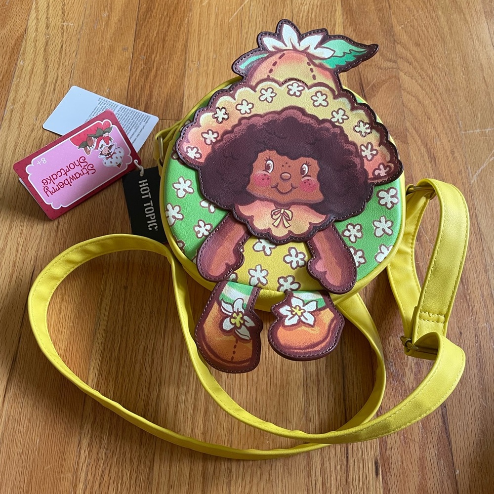 NWT Loungefly Strawberry Shortcake Orange Blossom Purse Bag Crossbody 🍊🍓